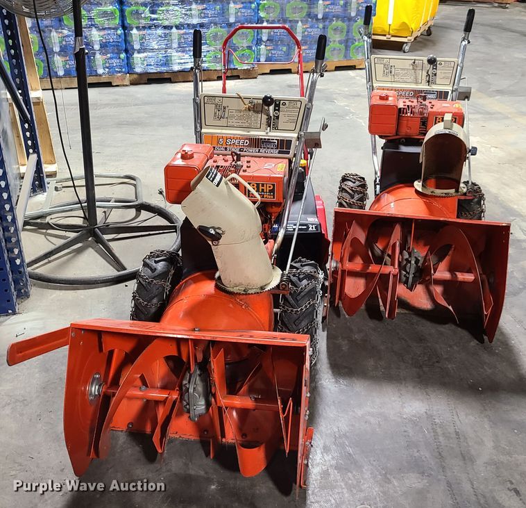 image for item GY9492 (3) snow blowers