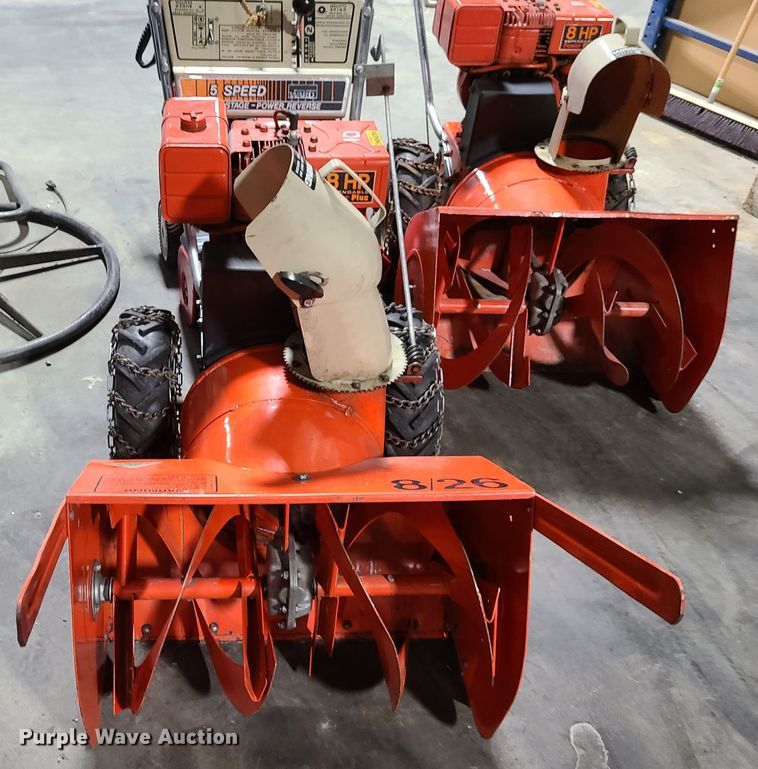 image for item GY9492 (3) snow blowers