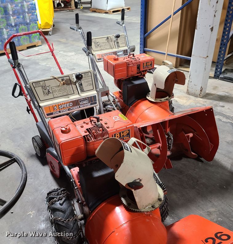 image for item GY9492 (3) snow blowers