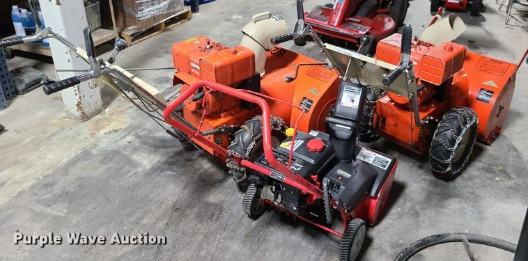 image for item GY9492 (3) snow blowers
