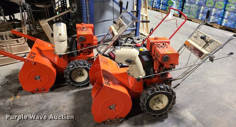 image for item GY9492 (3) snow blowers