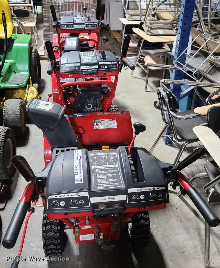 image for item GY9493 (3) Troy-Bilt Storm 5024 snow blowers