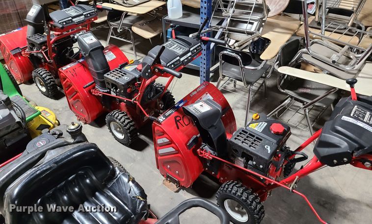 image for item GY9493 (3) Troy-Bilt Storm 5024 snow blowers