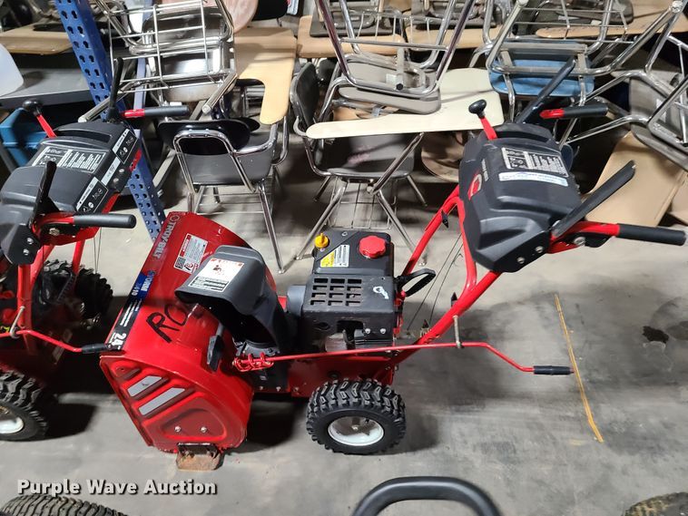 image for item GY9493 (3) Troy-Bilt Storm 5024 snow blowers