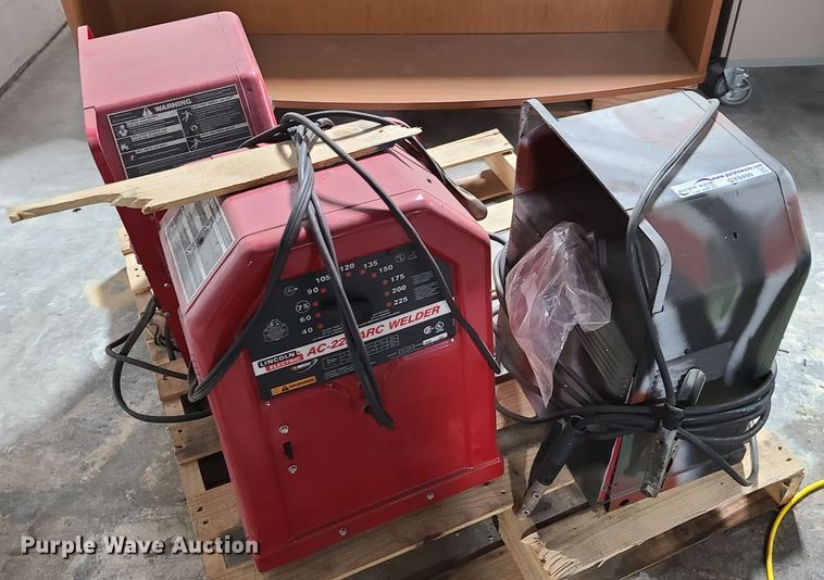 image for item GY9499 (3) Lincoln AC-225 arc welders