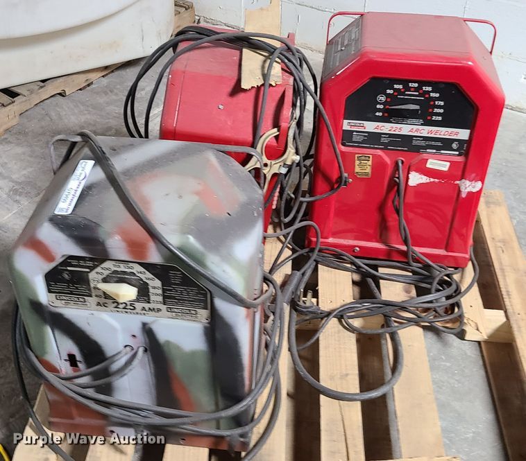 image for item GY9499 (3) Lincoln AC-225 arc welders