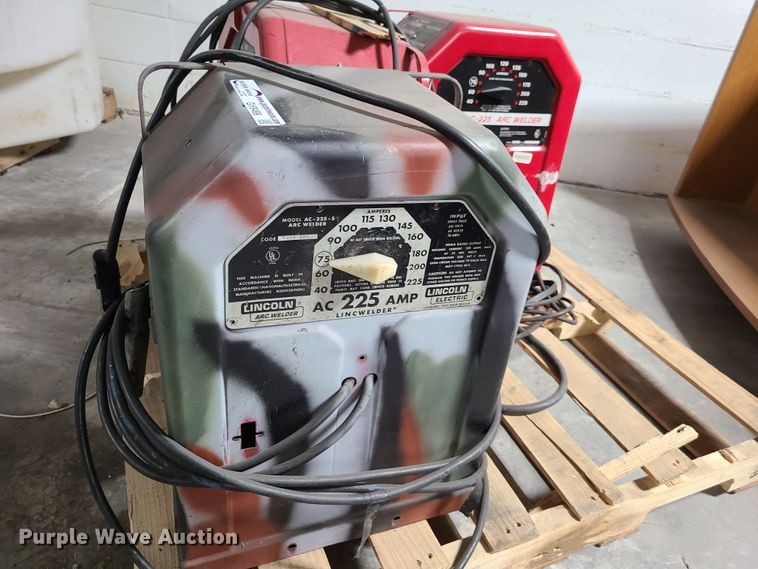 image for item GY9499 (3) Lincoln AC-225 arc welders