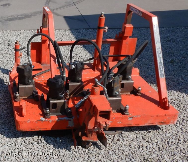 image for item H1681 Shop built skid steer concrete polisher