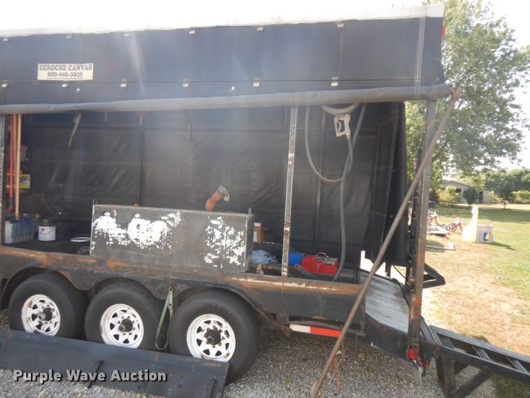 image for item HA9455 2007 Wesco utility trailer