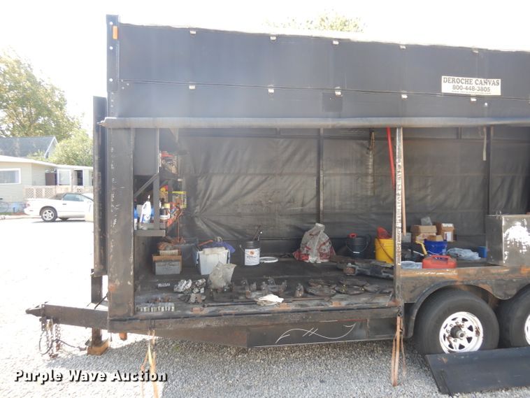 image for item HA9455 2007 Wesco utility trailer