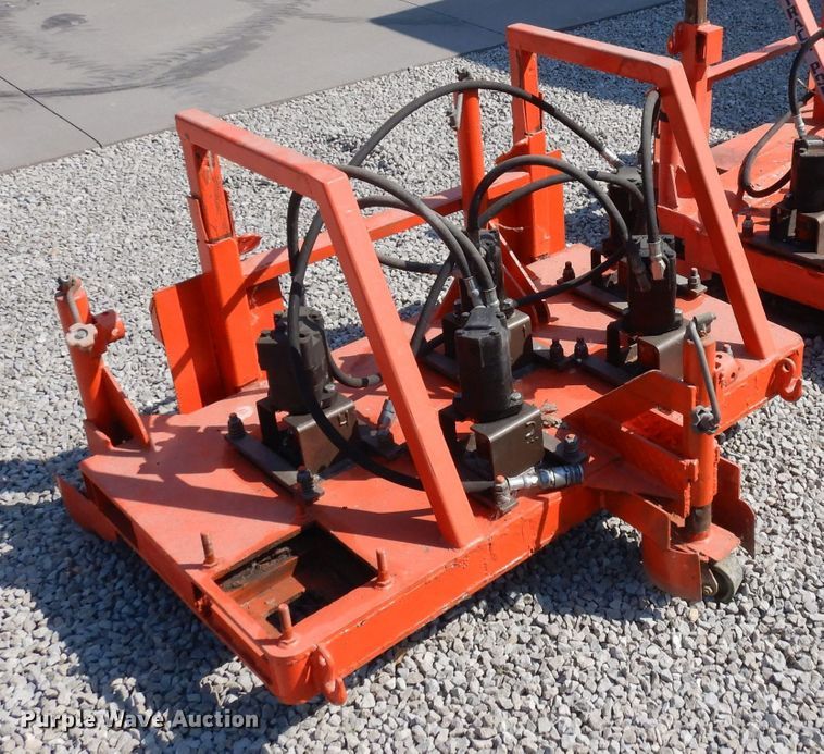 image for item HA9457 Shop built skid steer concrete polisher