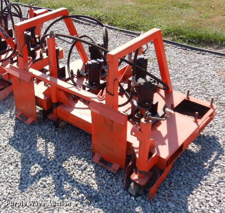 image for item HA9457 Shop built skid steer concrete polisher