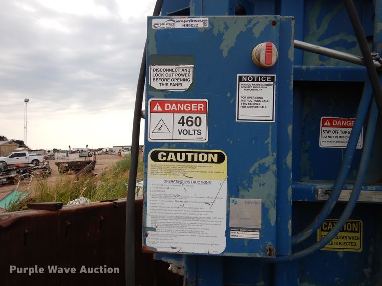 image for item HB9022 Marathon V-6030HD04 vertical refuse baler