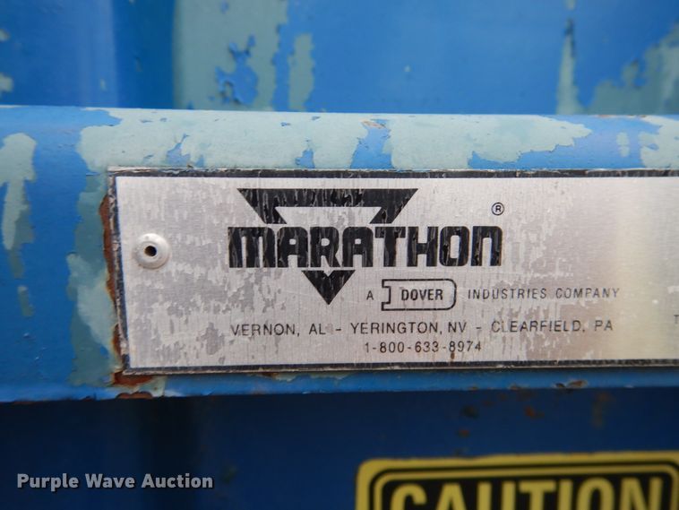 image for item HB9022 Marathon V-6030HD04 vertical refuse baler