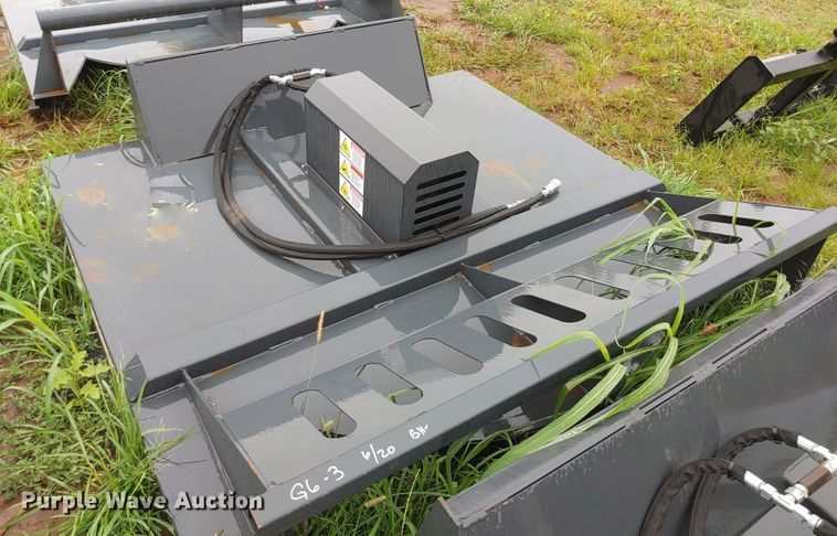 image for item HB9305 2020 Mower King SSRC72 skid steer brush mower