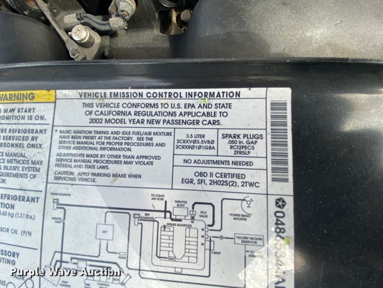 image for item HE9752 2002 Chrysler Prowler  convertible