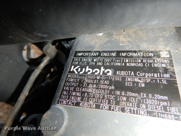 image for item HJ9553 Kubota D1503-M-DI-T 1.5L three cylinder diesel engine