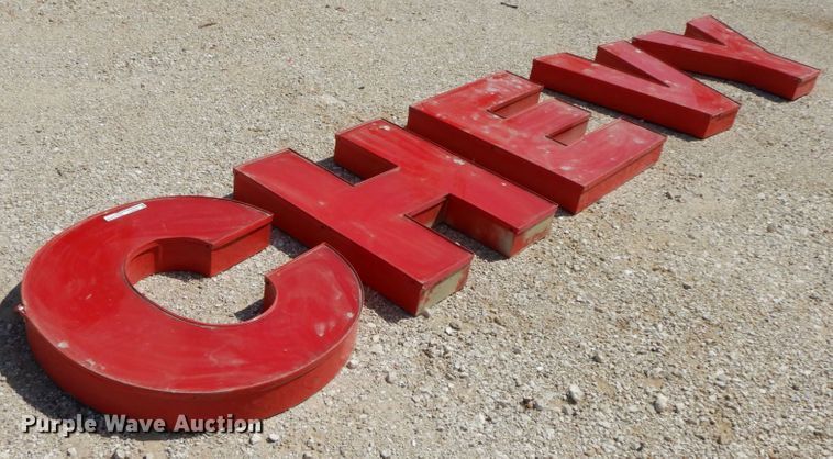 image for item HJ9554 Chevrolet sign