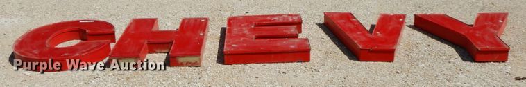 image for item HJ9554 Chevrolet sign