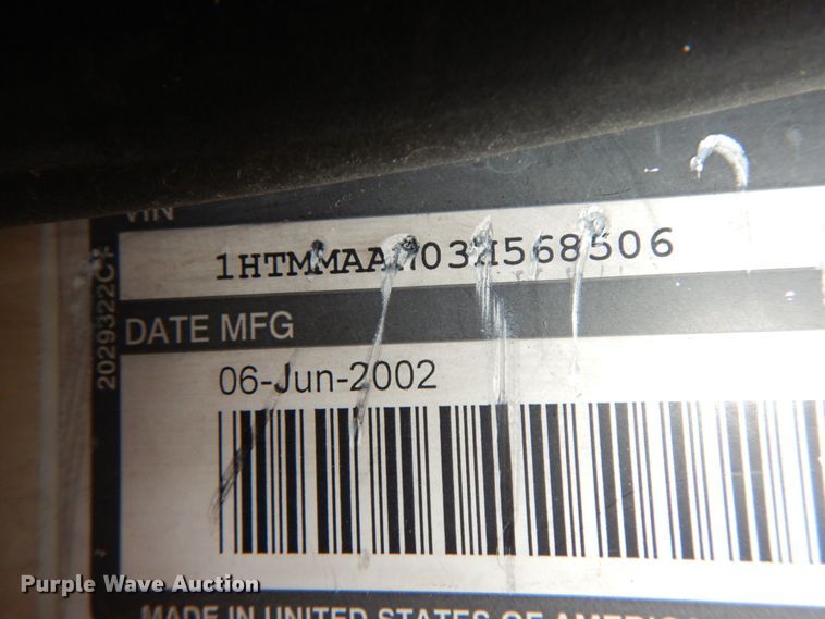 image for item HJ9584 2003 International 4300  box truck