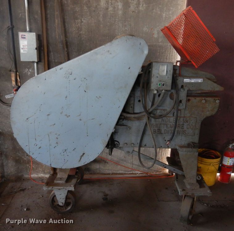 image for item HO9082 Hendley and Whittemore fly wheel metal shear