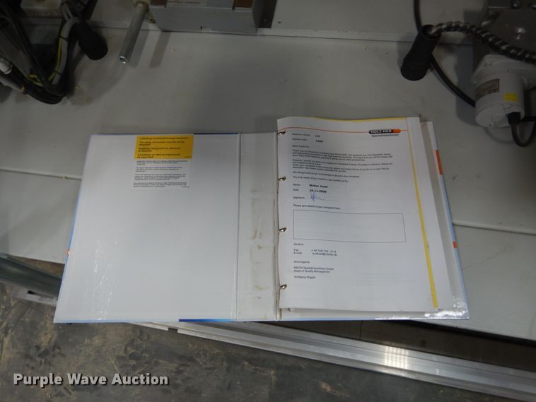 image for item HP9770 2009 Holzer Contriga 1368 edge bander