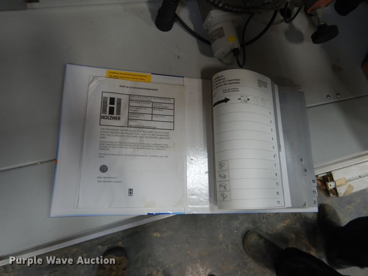 image for item HP9770 2009 Holzer Contriga 1368 edge bander