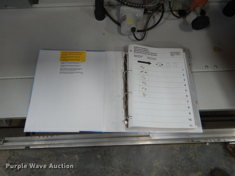 image for item HP9770 2009 Holzer Contriga 1368 edge bander