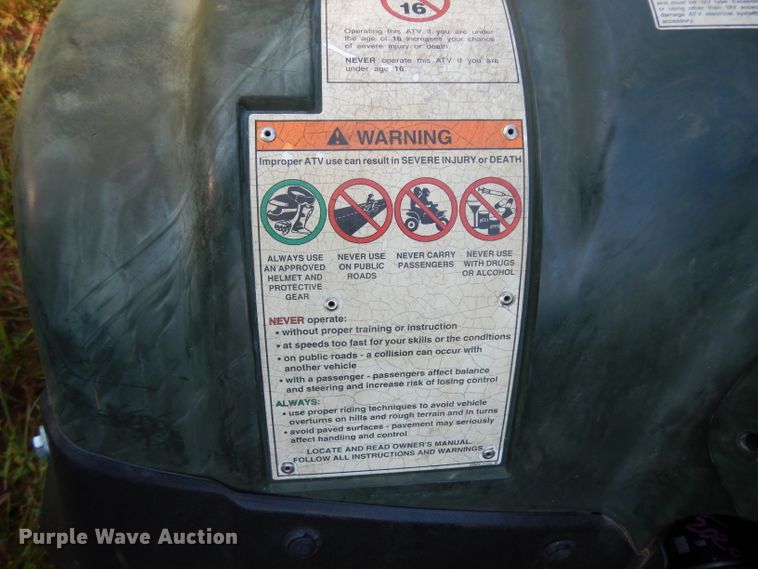 image for item HR9522 2005 Suzuki Eiger QuadRunner  ATV