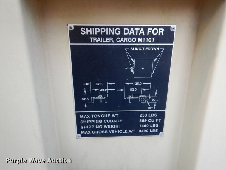 image for item HR9539 2009 cargo trailer