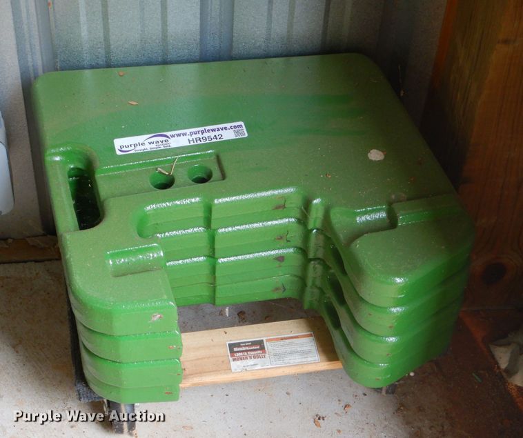 image for item HR9542 (10) John Deere suitcase weights