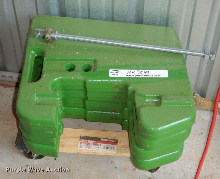 image for item HR9542 (10) John Deere suitcase weights