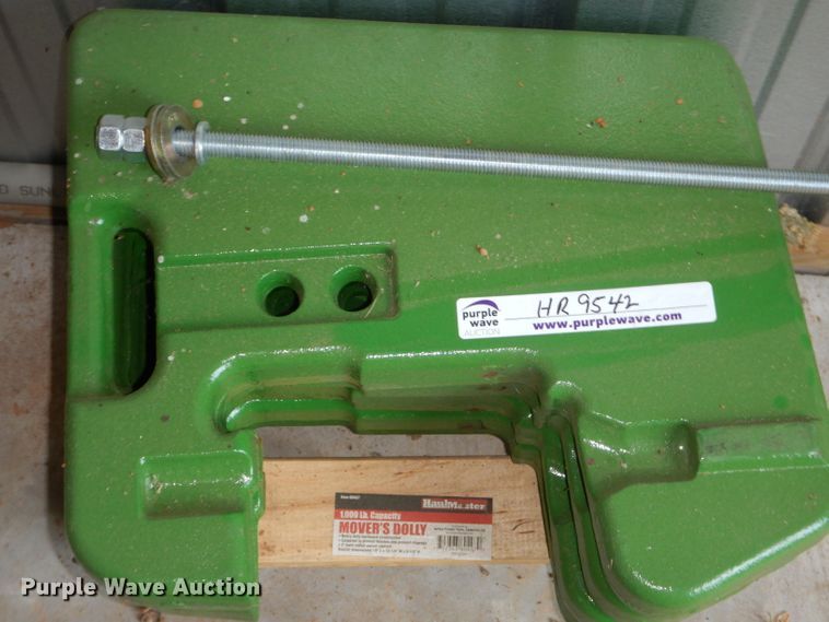 image for item HR9542 (10) John Deere suitcase weights