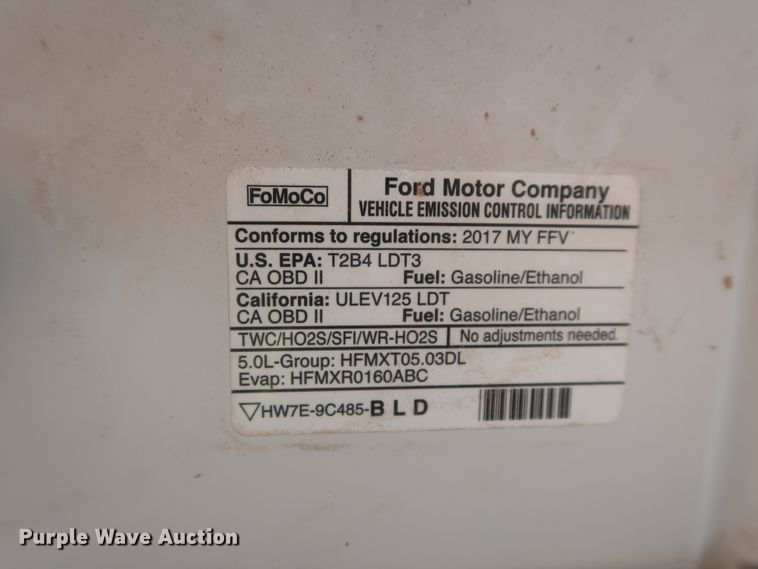 image for item HT9675 2017 Ford F150 XL  SuperCab pickup truck