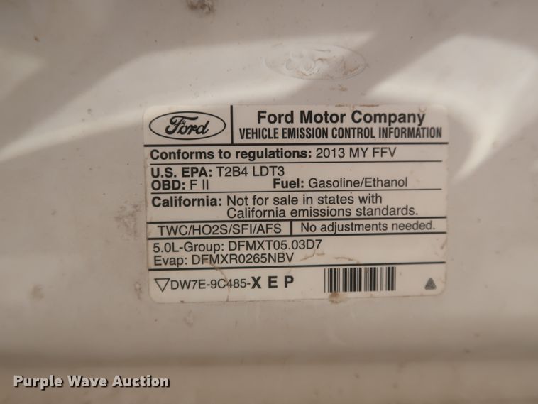 image for item HT9717 2013 Ford F150 XLT  SuperCab pickup truck