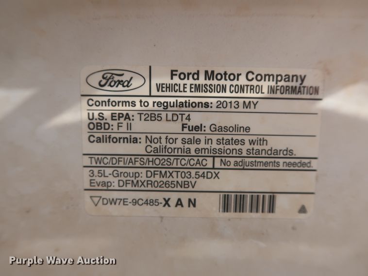 image for item HT9719 2013 Ford F150 XLT  SuperCrew pickup truck