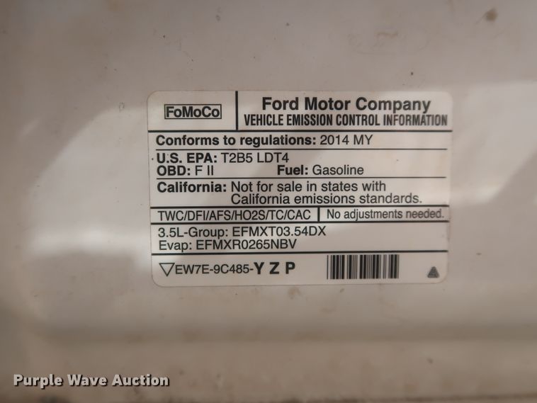 image for item HT9721 2014 Ford F150 XLT  SuperCab pickup truck