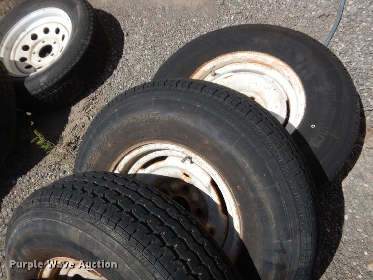 image for item HT9742 (4) 205/90R15 tires and wheels