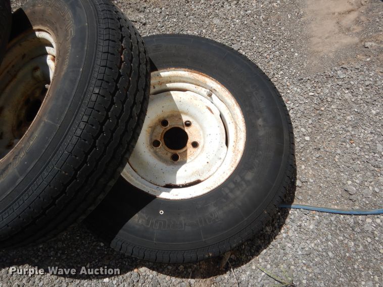 image for item HT9742 (4) 205/90R15 tires and wheels