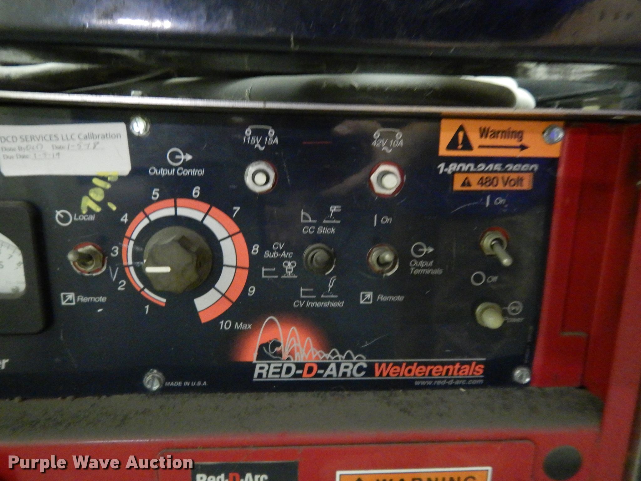 Reddarc DC600 welder in Topeka, KS Item DI7648 sold Purple Wave