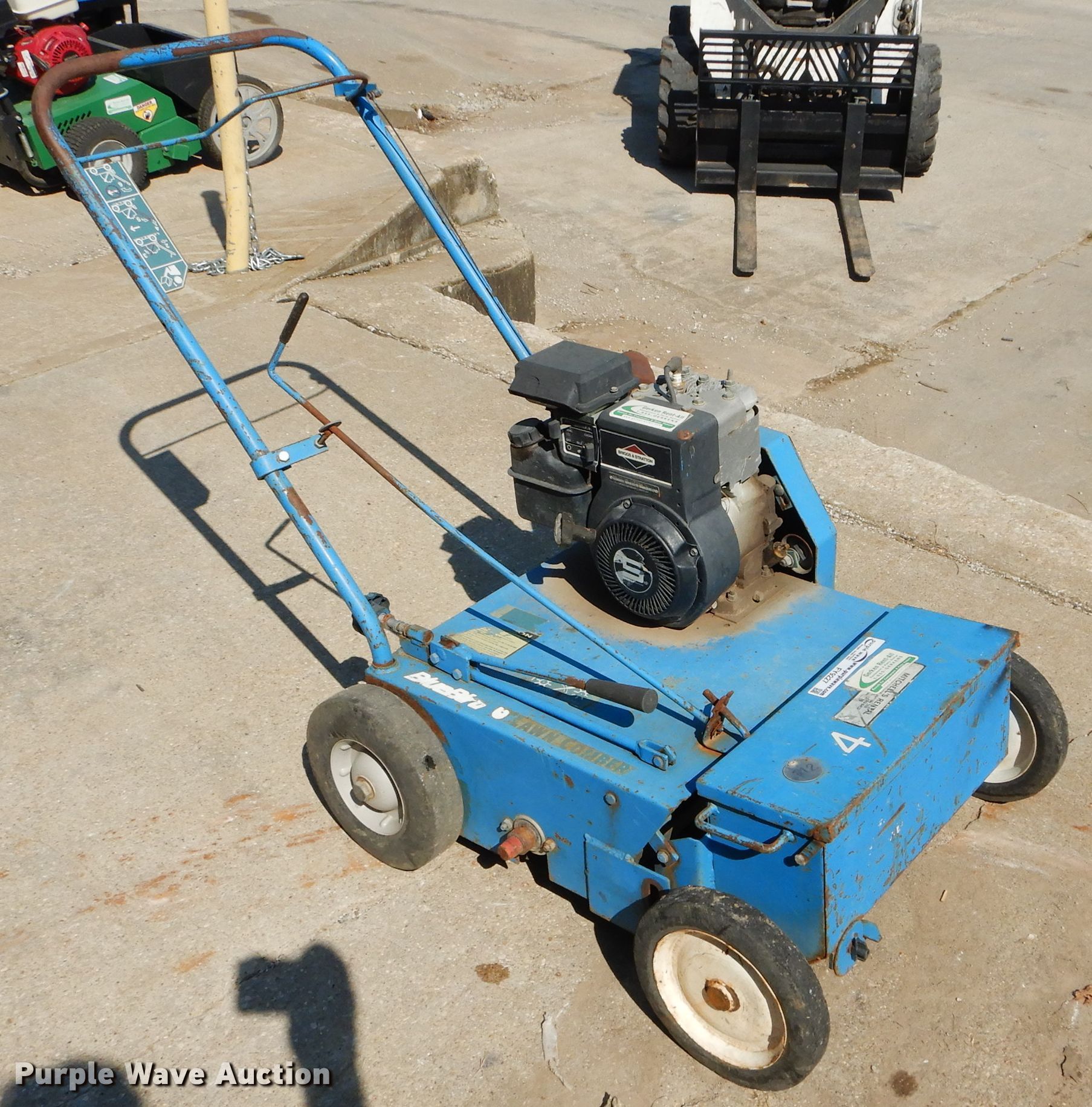 Blue Bird 520 power rake in Paola, KS | Item FY9227 sold | Purple Wave