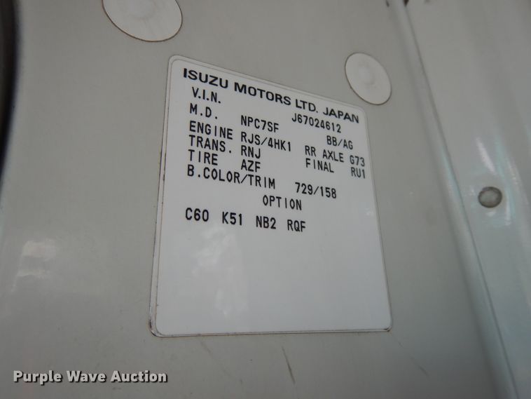 image for item DF5302 2006 Isuzu  sewer jetter truck