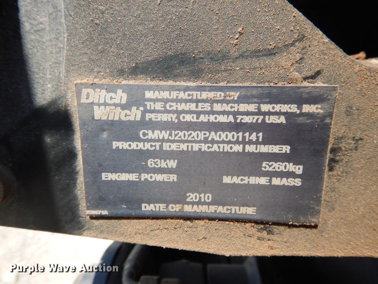 image for item DG1464 2010 Ditch Witch JT2020 Mach 1  directional boring unit
