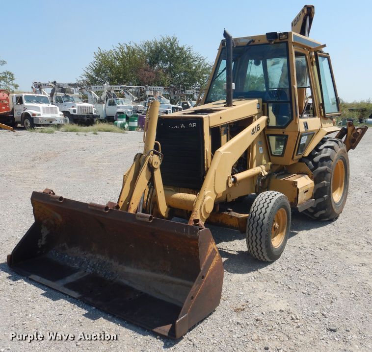 image for item DG1465 Caterpillar 416  backhoe