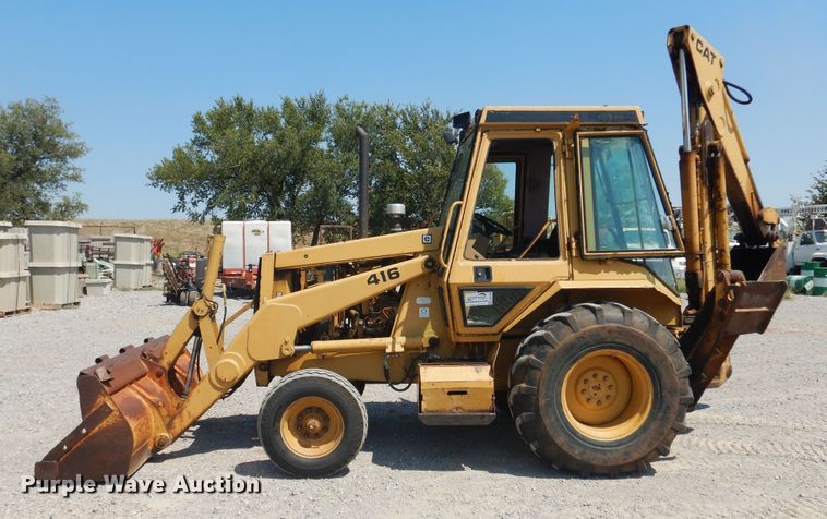 image for item DG1465 Caterpillar 416  backhoe