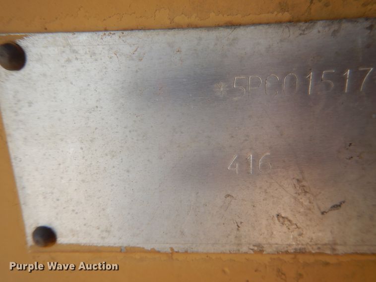 image for item DG1465 Caterpillar 416  backhoe