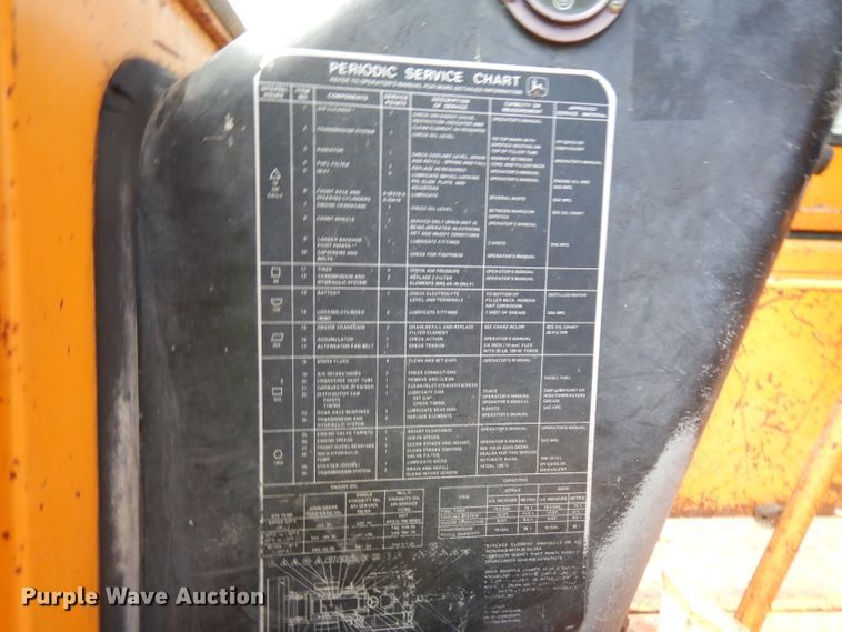 image for item DG6932 1979 John Deere 310A  backhoe