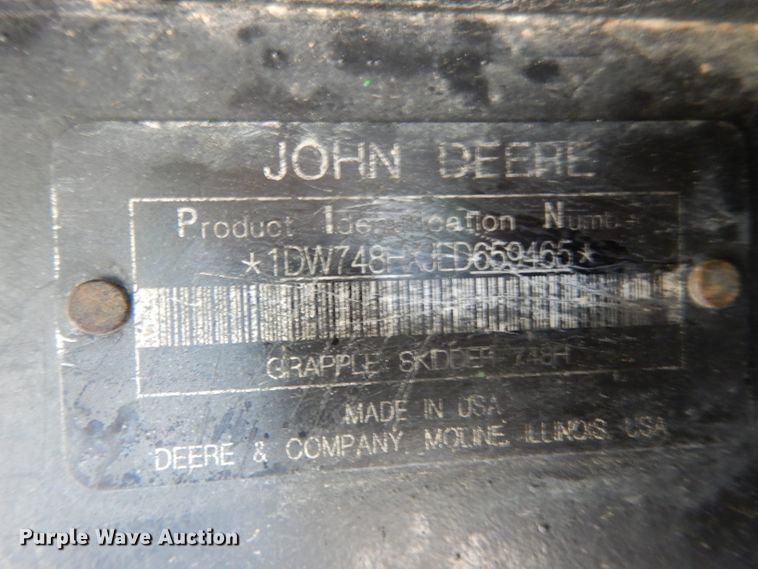 image for item DG6997 2014 John Deere 748H skidder