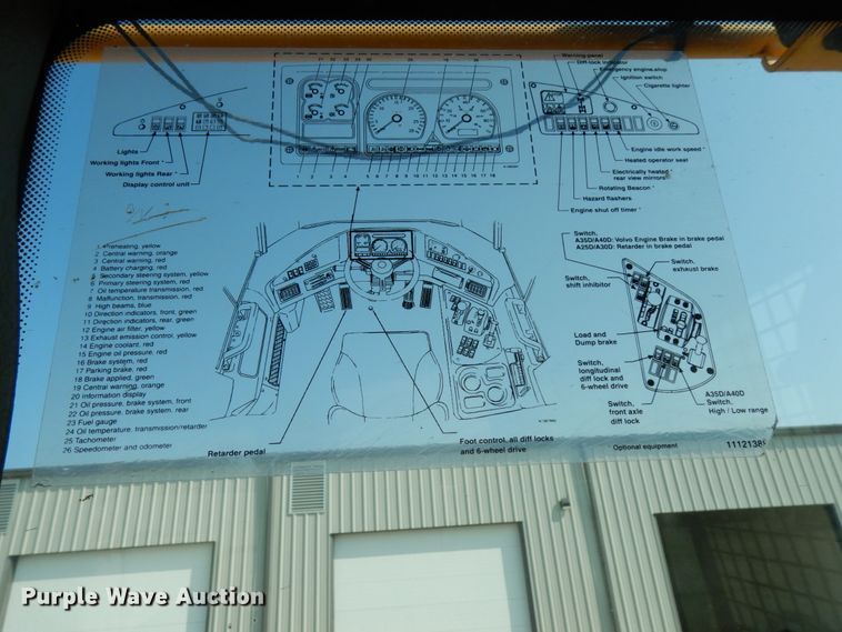 image for item DH6603 2003 Volvo A35D   haul truck