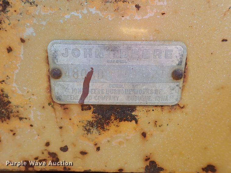 image for item DI4662 1978 John Deere 480B  forklift